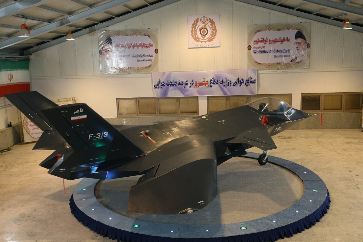 Iranian Qaher F-313 Stealth Fighter Jet PrototypeMock up Qaher F-313, or Conqueror-313, is the latest design produced by the Islamic Republic Iranian air force IIAF (10)